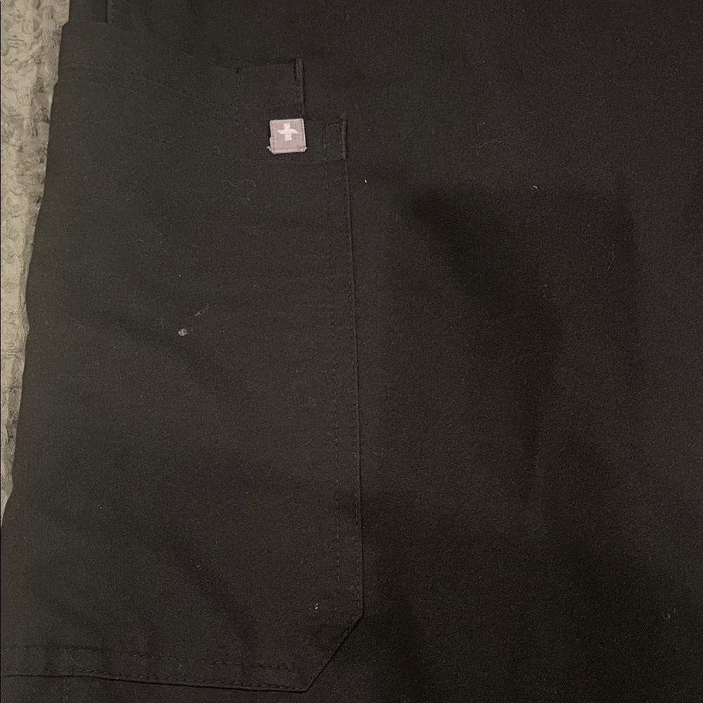 Figs Black Drawstring Pants - Picture 4 of 5